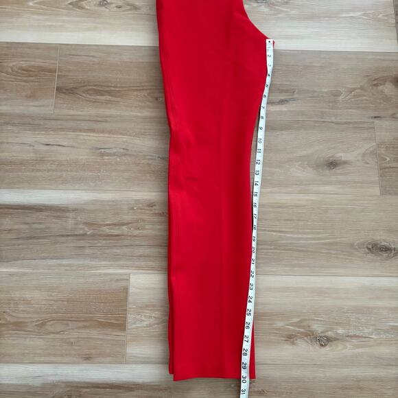 SPANX PerfectFit Ponte Slim Straight Pant Red M Regular - Picture 7 of 12